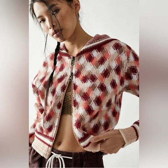 Free People Field Of Flowers Zip - Picture 2 of 8